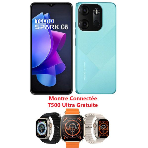 Smartphone Tecno Spark Go 2023 4Go 64Go Bleu