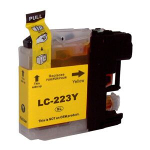 Cartouche Jet D'encre Brother Adaptable LC223 - Jaune