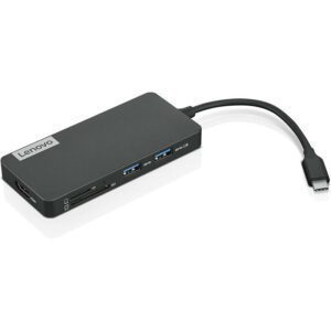 Hub USB-C 7En1 Lenovo GX90T77924 - Noir