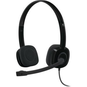 Micro Casque Filaire Logitech Stéréo Headset H151 Noir