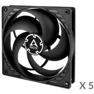 5x Ventilateurs de boîtier pour Gamer Arctic P14 PWM PST Value Pack / Noir