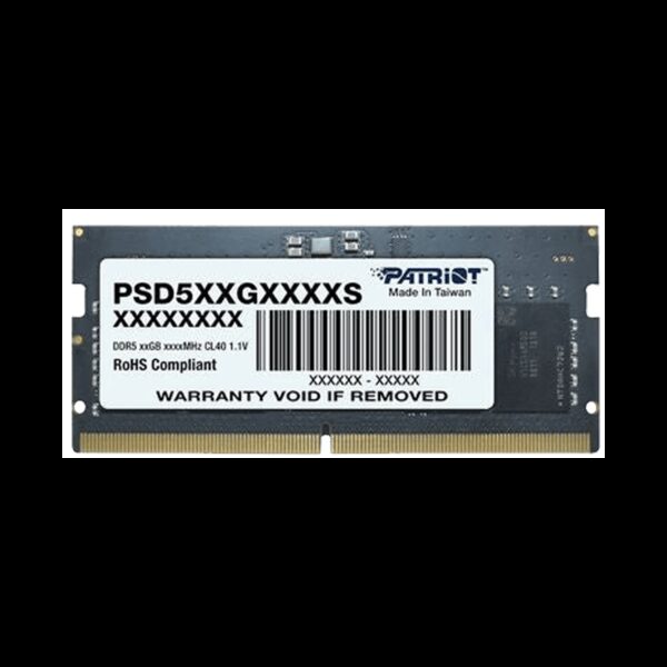 Barette Mémoire Patriot Signature SODIMM DDR5 CL46 / 32 Go / 5600MHz