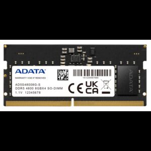 Barrette Mémoire SoDIMM ADATA 8 Go DDR5 4800 MHz