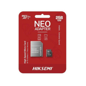 Carte mémoire microSDXC Hiksemi C1 256 Go / Classe 10 avec Adaptateur
