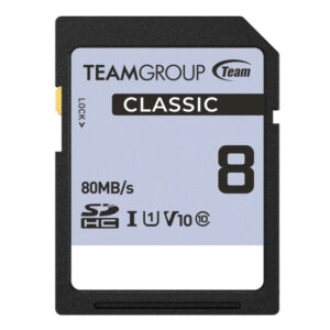 Carte mémoire TeamGroup CLASSIQUE SDHC UHS-I U1 V10 / 8 Go
