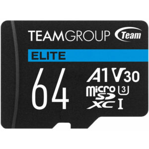 Carte mémoire TeamGroup Elite Micro SDXC UHS-I A1 V30 / 64 Go