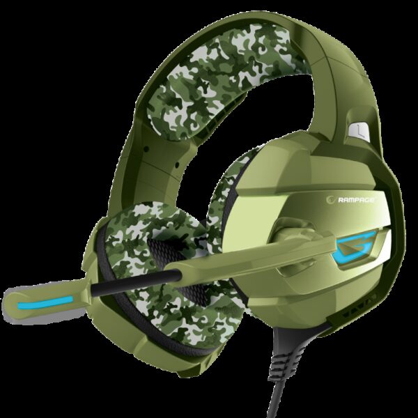 Casque Micro Gaming USB RGB 7.1 Rampage RM-K5 Camouflage