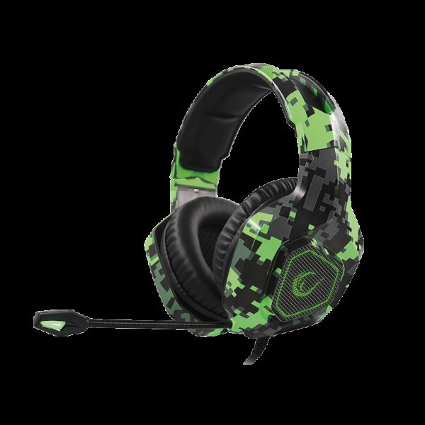 Casque Micro USB Gaming Rampage Crafting Camouflage RM-K8