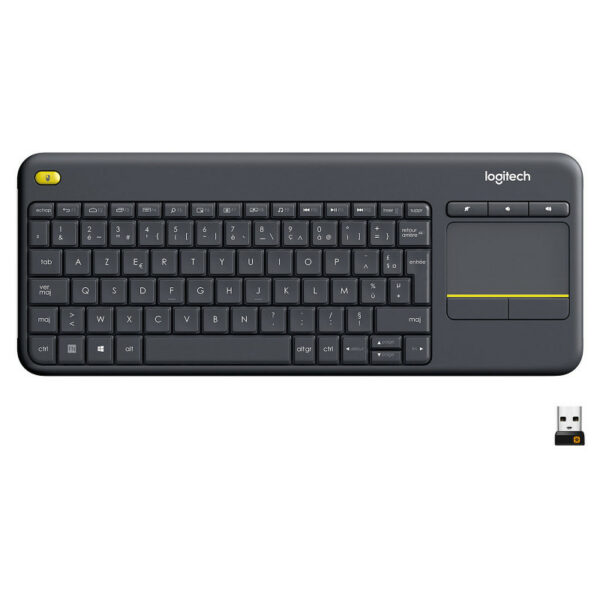 Clavier sans fil Logitech Wireless Touch Keyboard K400 Plus / Noir