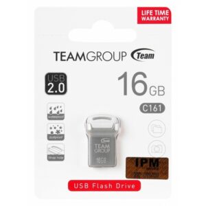 Clé USB 2.0 TeamGroup C161 / 16 Go / Silver & Blanc