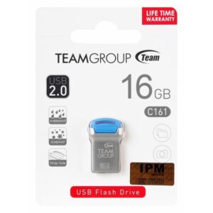 Clé USB 2.0 TeamGroup C161 / 16 Go / Silver & Bleu