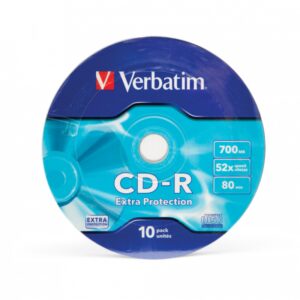 Paquet de 10 disques CD-R Verbatim