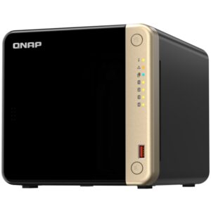 Serveur NAS QNAP TS-464-8G / INTEL CELERON N5095 / Noir