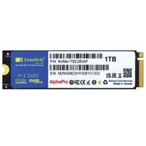DISQUE DUR SSD TWINMOS ALPHAPRO 1TO NVME PCIE M.2