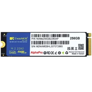 DISQUE DUR SSD TWINMOS ALPHAPRO 256GO NVME PCIE M.2