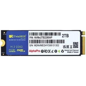DISQUE DUR SSD TWINMOS ALPHAPRO 2TO NVME PCIE M.2